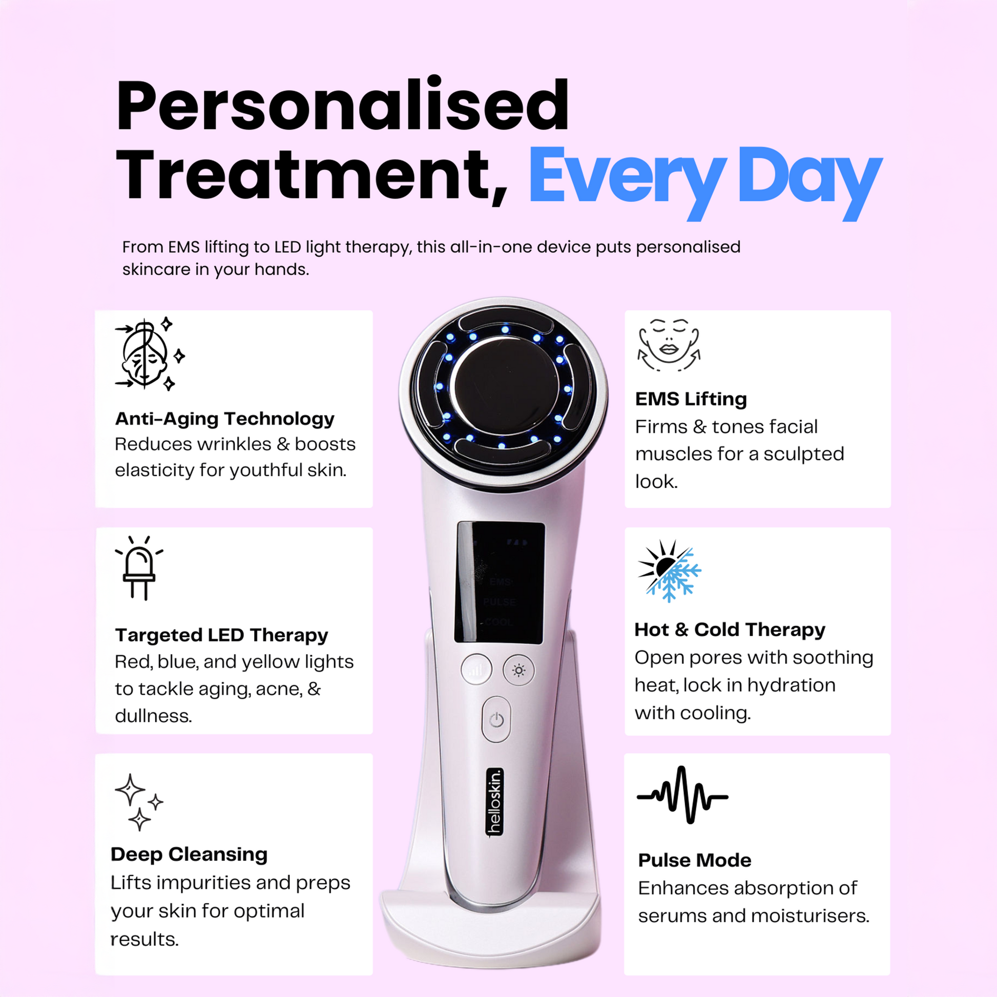 v3 handset + 3x makeup removers