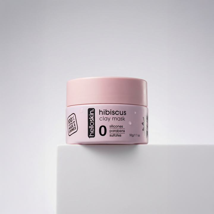 hibiscus clay mask